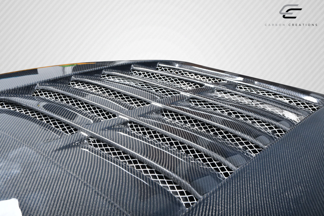2018-2020 Ford Mustang Carbon Creations GT500 V2 Hood - 1 Piece