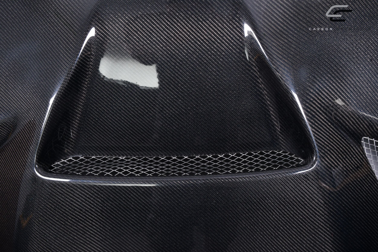 2011-2022 Jeep Grand Cherokee Carbon Creations Hellcat Look Hood - 1 Piece
