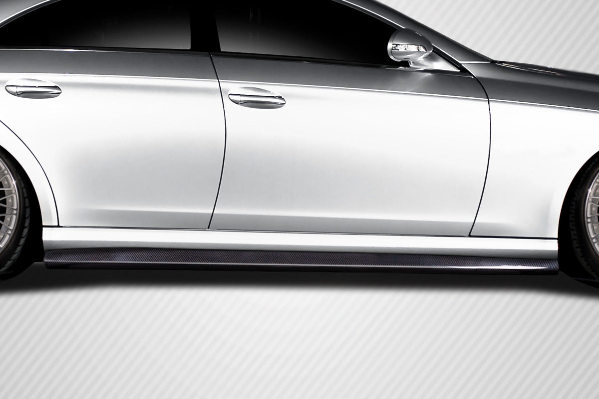 2006-2011 Mercedes CLS Class C219 W219 Carbon Creations L Sport Side Skirt Splitters - 2 Piece