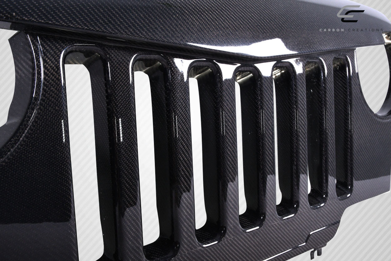 1997-2006 Jeep Wrangler Carbon Creations Predator Grille - 1 Piece