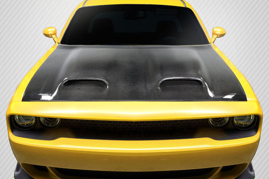 2008-2021 Dodge Challenger Carbon Creations Redeye Look Hood - 1 Piece