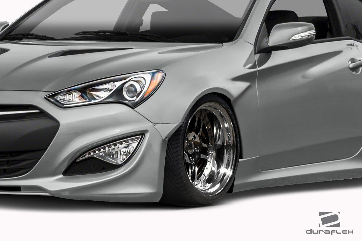 2010-2016 Hyundai Genesis Coupe 2DR Duraflex MSR V1 40mm Front Fenders  - 4 Piece