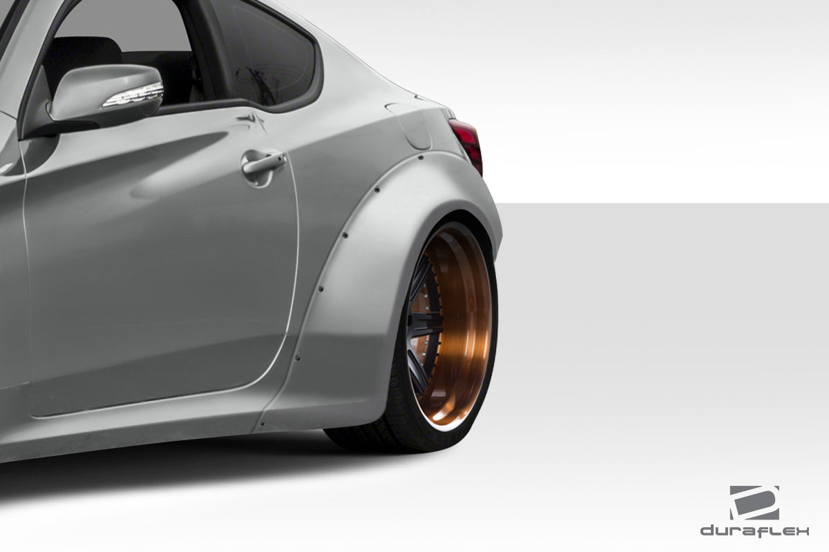 2010-2016 Hyundai Genesis Coupe 2DR Duraflex MSR V2 70mm Rear Fender Flares - 4 Piece