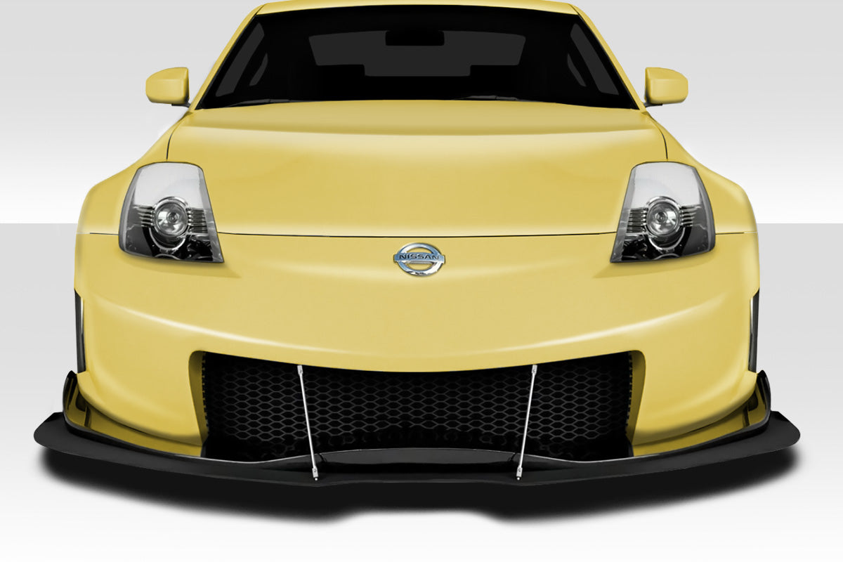 2003-2008 Nissan 350Z Z33 Duraflex NV3 Front Lip Splitter - 3 Piece