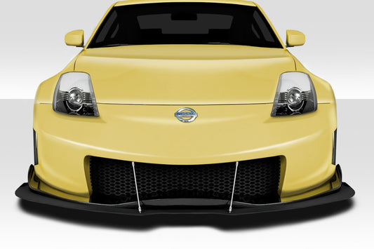 2003-2008 Nissan 350Z Z33 Duraflex NV3 Front Lip Splitter - 3 Piece