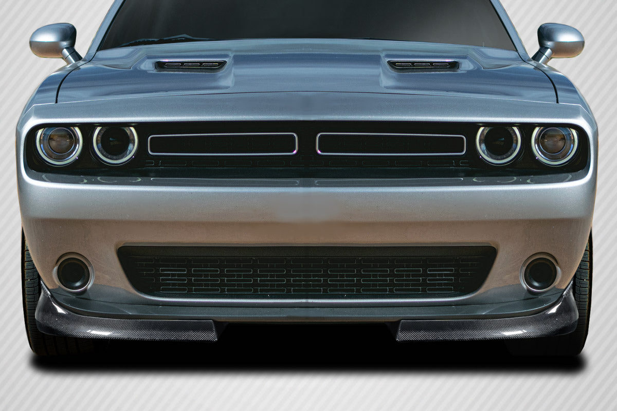 2008-2010 Dodge Challenger Carbon Creations CVX Front Lip Splitter - 2 Piece