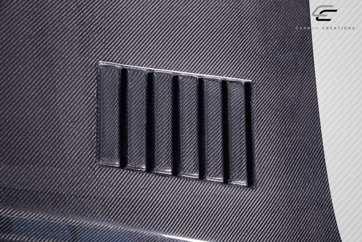 2002-2006 Chevrolet Avalanche (w/o cladding) 2003-2005 Silverado Carbon Creations GT500 Hood - 1 Piece