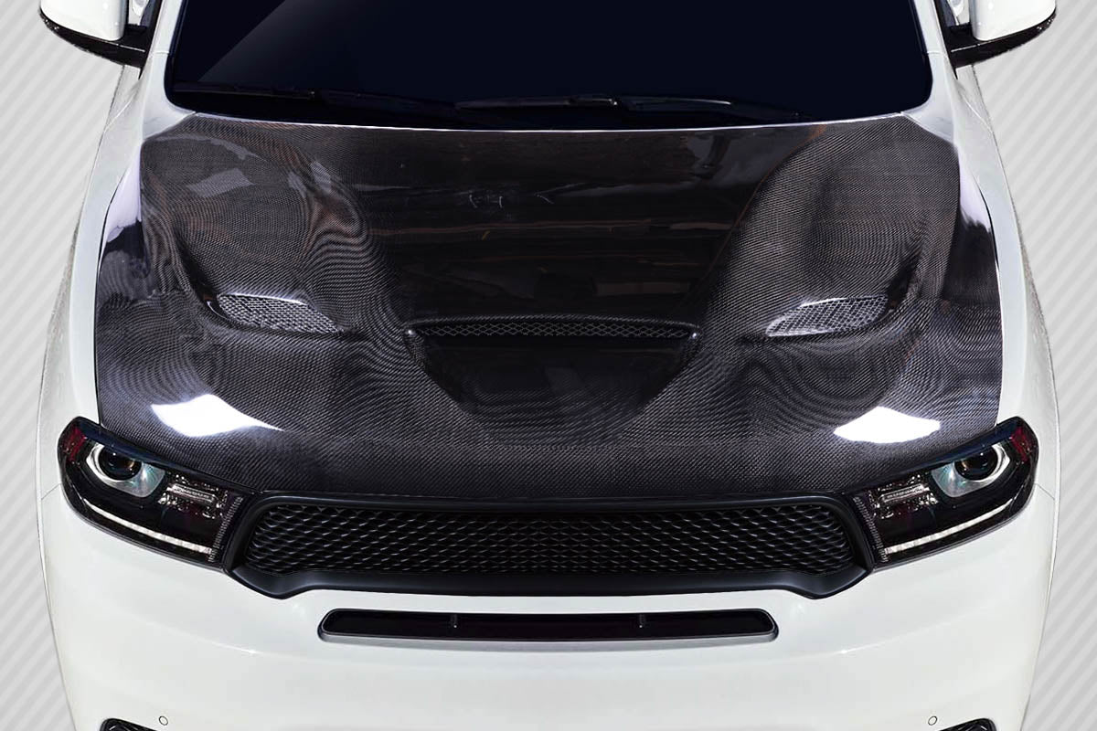 2011-2022 Dodge Durango Carbon Creations SRT Hellcat Look Hood - 1 Piece