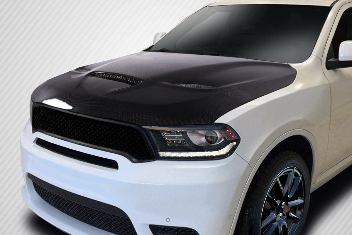 2011-2022 Dodge Durango Carbon Creations SRT Hellcat Look Hood - 1 Piece