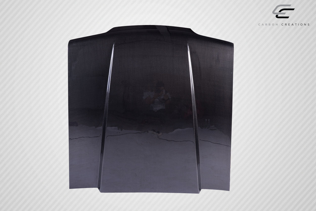 1987-1993 Ford Mustang Carbon Creations 2" Cowl Hood - 1 Piece