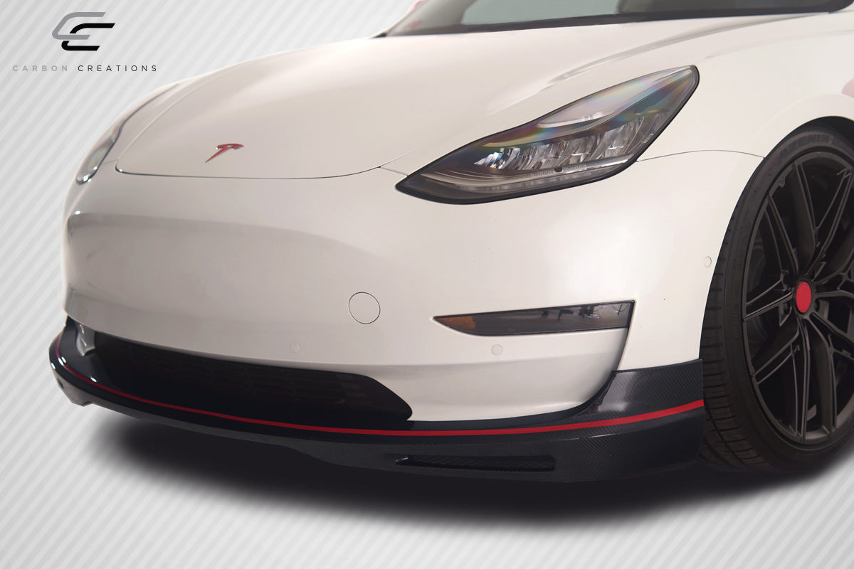 2018-2020 Tesla Model 3 Carbon Creations GT Concept Body Kit - 4 Piece - Includes GT Concept Front Lip (115466) GT Concept Rear Diffuser (115468) GT Concept Side Skirts (115470)