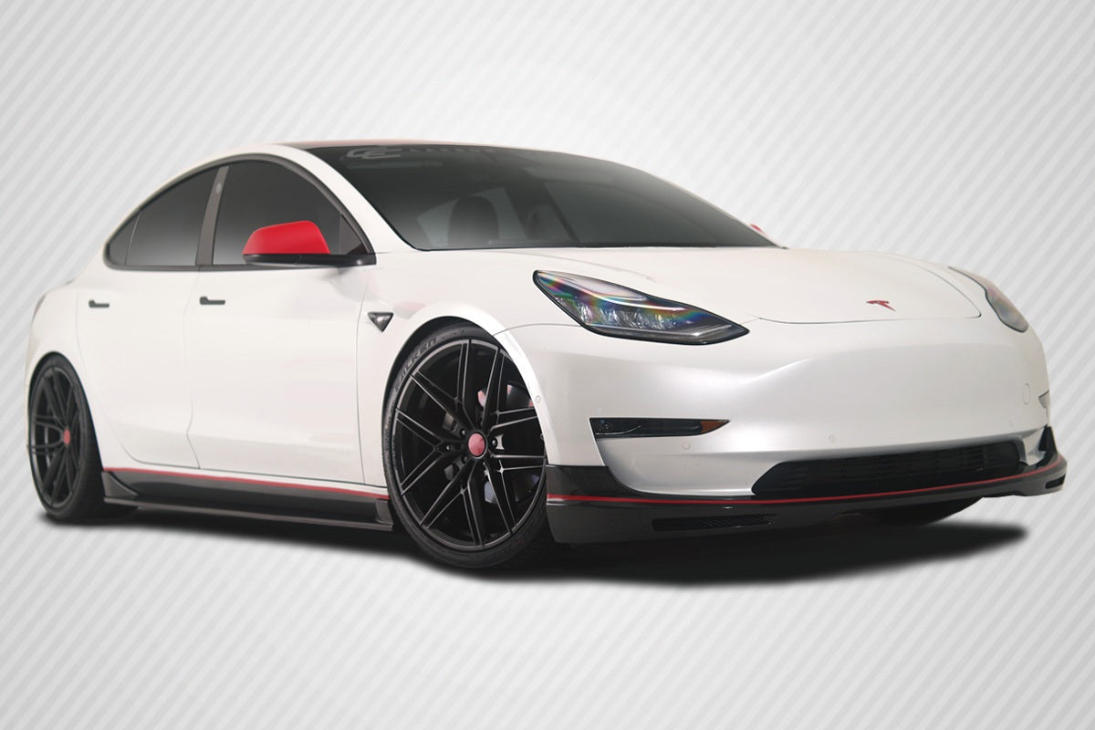 2018-2020 Tesla Model 3 Carbon Creations GT Concept Body Kit - 4 Piece - Includes GT Concept Front Lip (115466) GT Concept Rear Diffuser (115468) GT Concept Side Skirts (115470) GT Concept Wing Spoiler (115472)