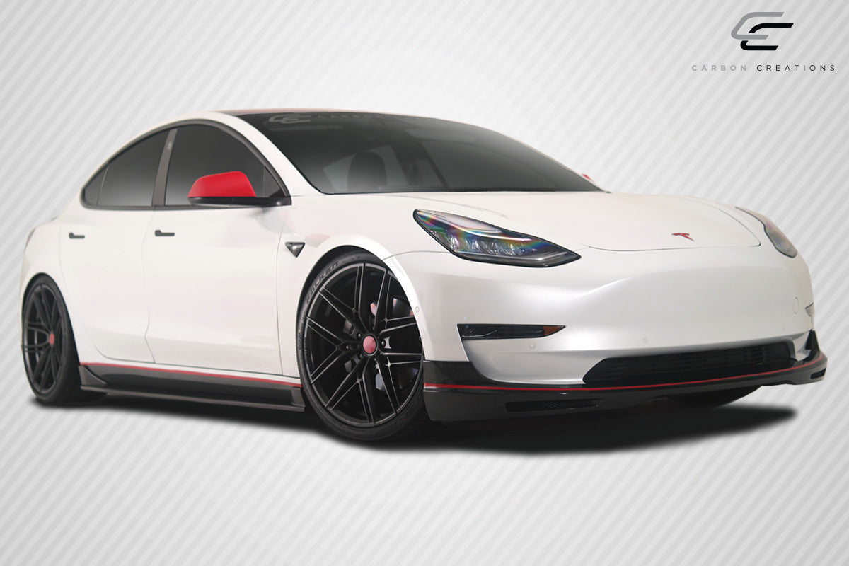 2018-2022 Tesla Model 3 Carbon Creations GT Concept Front Lip - 1 Piece