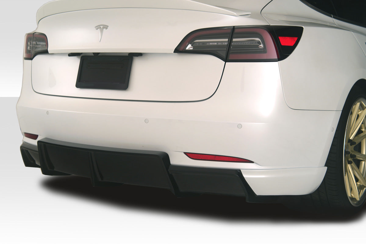 2018-2020 Tesla Model 3 Duraflex GT Concept Body Kit - 4 Piece - Includes GT Concept Front Lip (115465) GT Concept Rear Diffuser (115467) GT Concept Side Skirts (115469) GT Concept Wing Spoiler (115471)