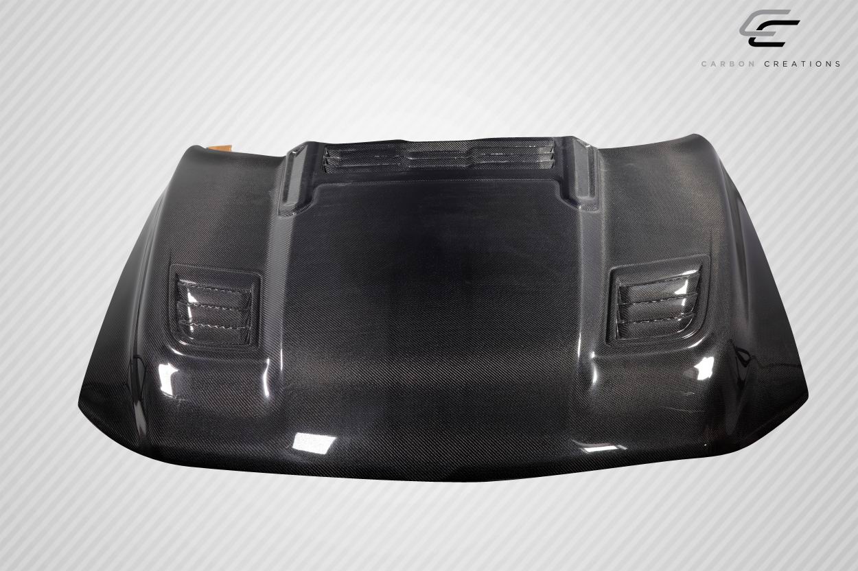 2019-2020 Dodge Ram Carbon Creations Rebel Mopar Look Hood - 1 Piece