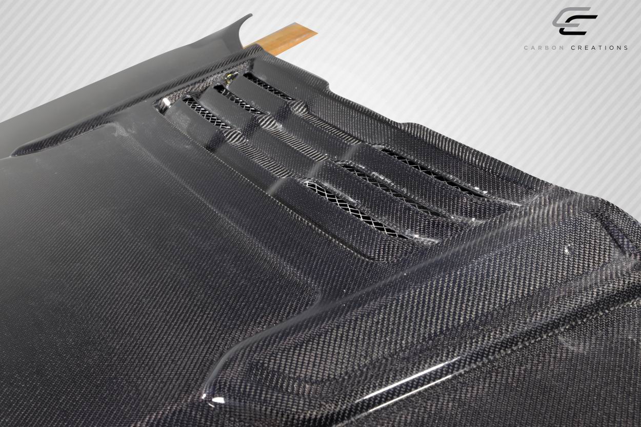 2019-2020 Dodge Ram Carbon Creations Rebel Mopar Look Hood - 1 Piece