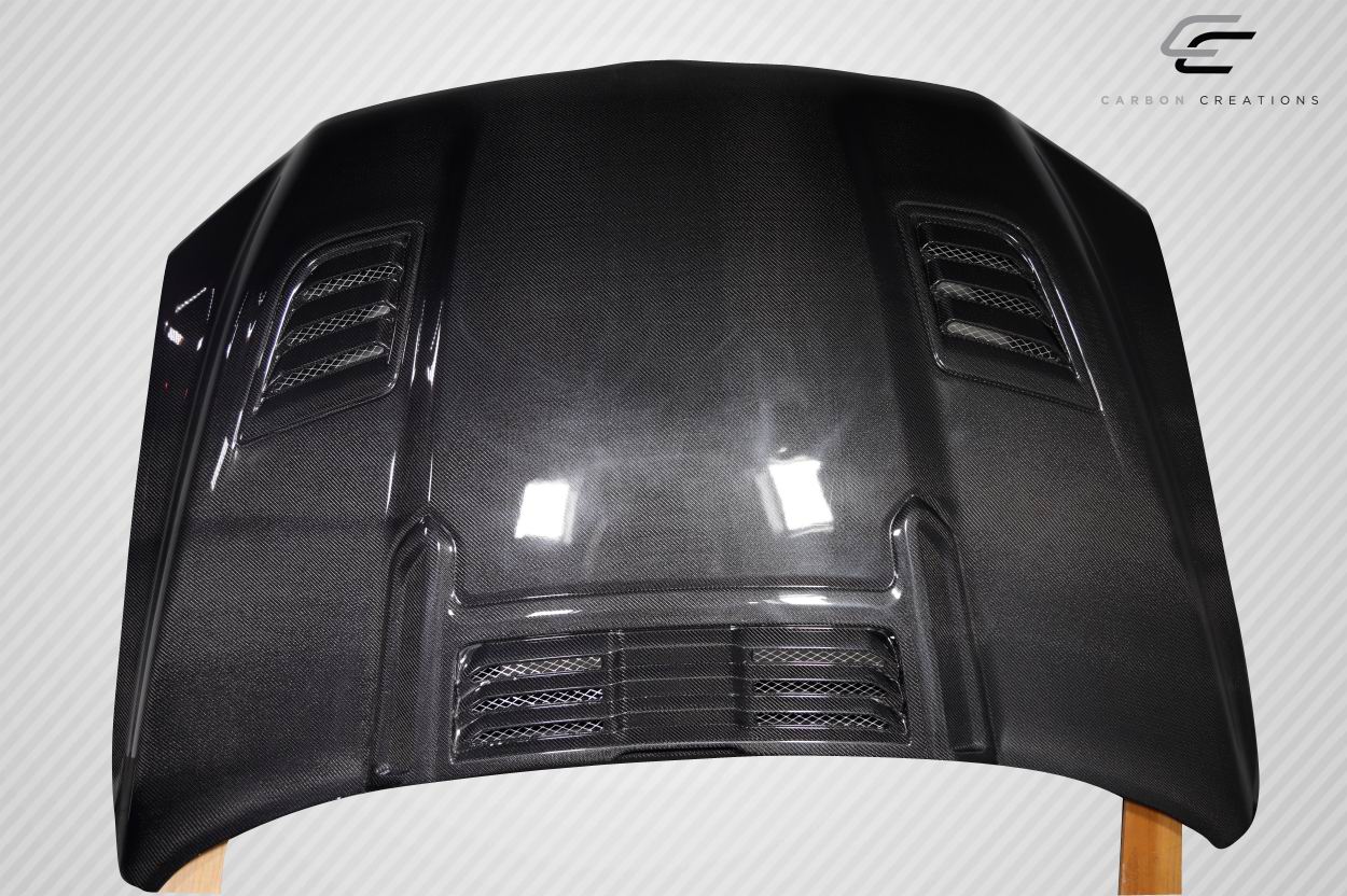 2019-2020 Dodge Ram Carbon Creations Rebel Mopar Look Hood - 1 Piece