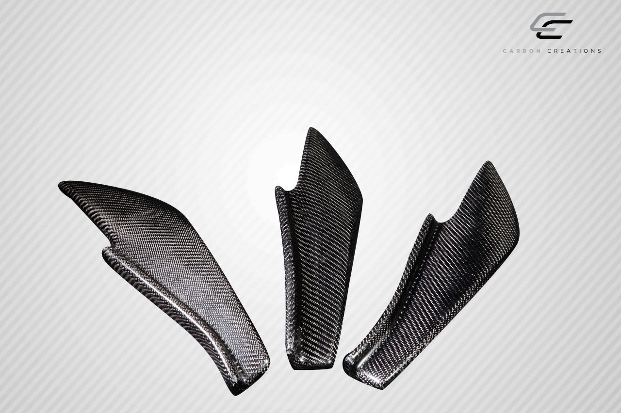 2013-2020 Scion FR-S Toyota 86 Subaru BRZ Carbon Creations GT500 V3 Rear Bumper Canards - 6 Piece