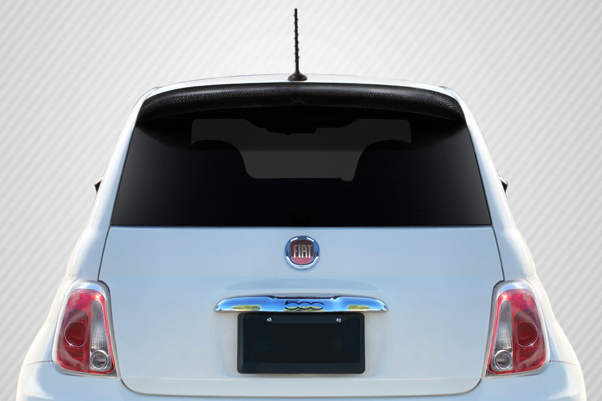 2012-2017 Fiat 500 Carbon Creations Abarth Look Roof Wing Spoiler - 1 Piece