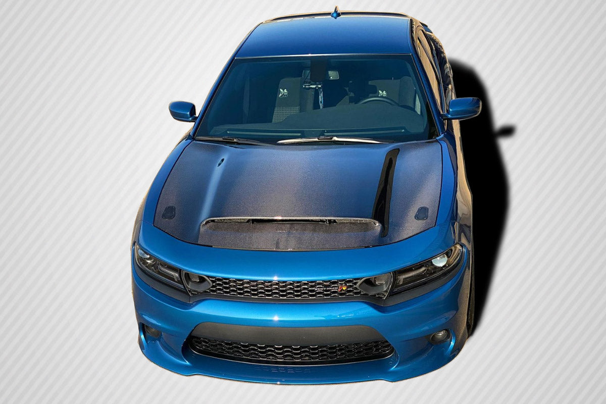 2015-2021 Dodge Charger Carbon Creations Demon Look Hood - 1 Piece