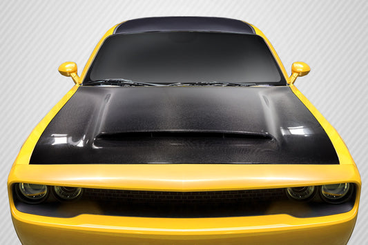 2008-2021 Dodge Challenger Carbon Creations Demon Look Hood - 1 Piece