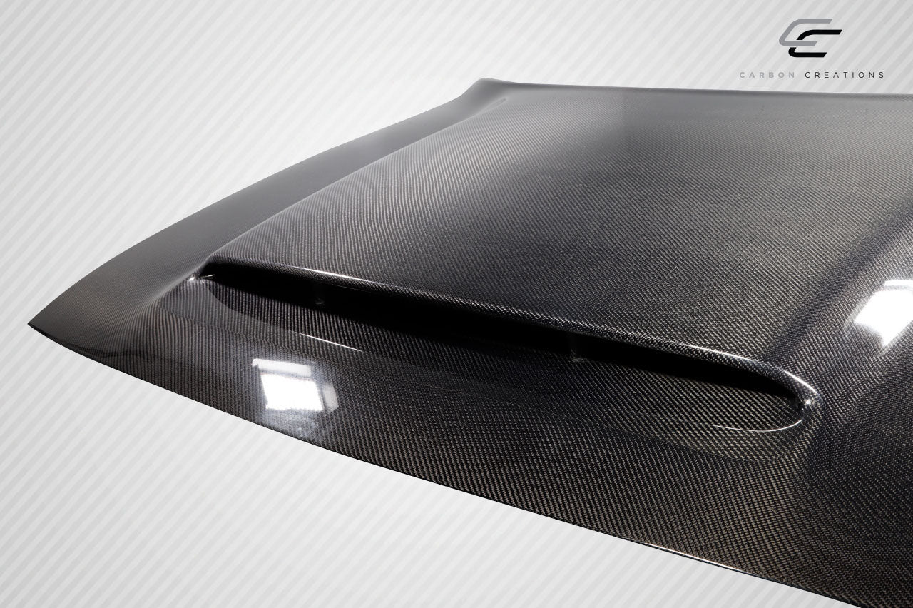 2008-2021 Dodge Challenger Carbon Creations Demon Look Hood - 1 Piece