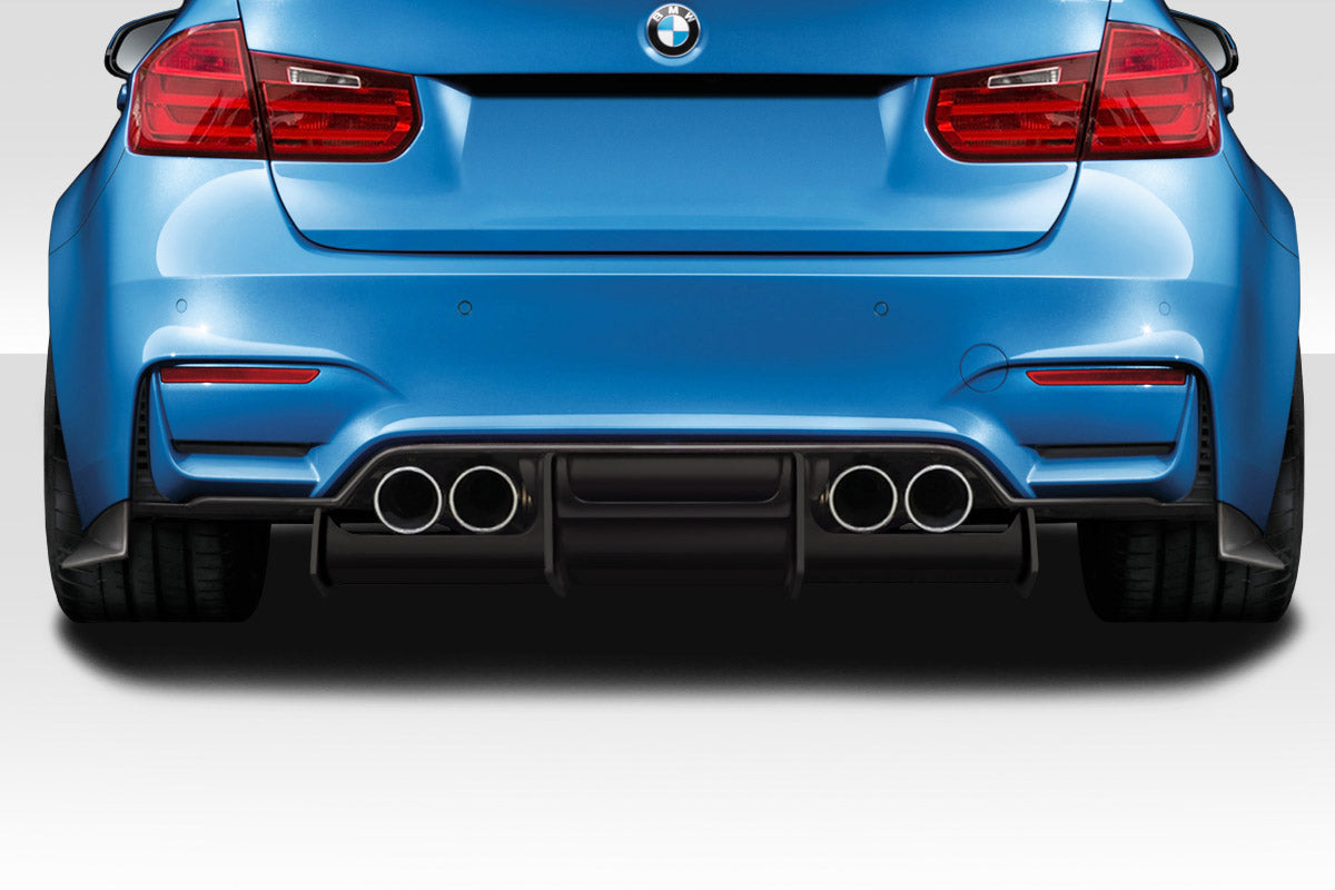2014-2018 BMW M3 F80 2014-2020 M4 F82 F83 Duraflex Plasma Rear Diffuser - 4 Piece
