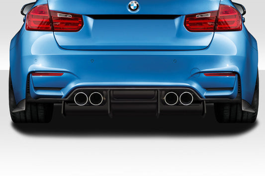 2014-2018 BMW M3 F80 2014-2020 M4 F82 F83 Duraflex Plasma Rear Diffuser - 4 Piece
