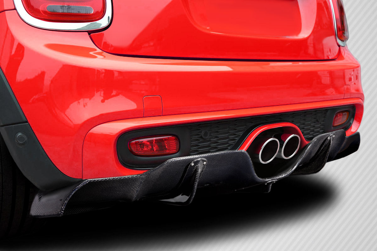 2014-2020 Mini Cooper S F55 F56 F57 Carbon Creations DLR Rear Diffuser - 1 Piece