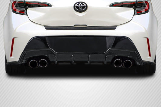 2019-2022 Toyota Corolla Hatchback Carbon Creations A Spec Rear Diffuser - 3 Piece