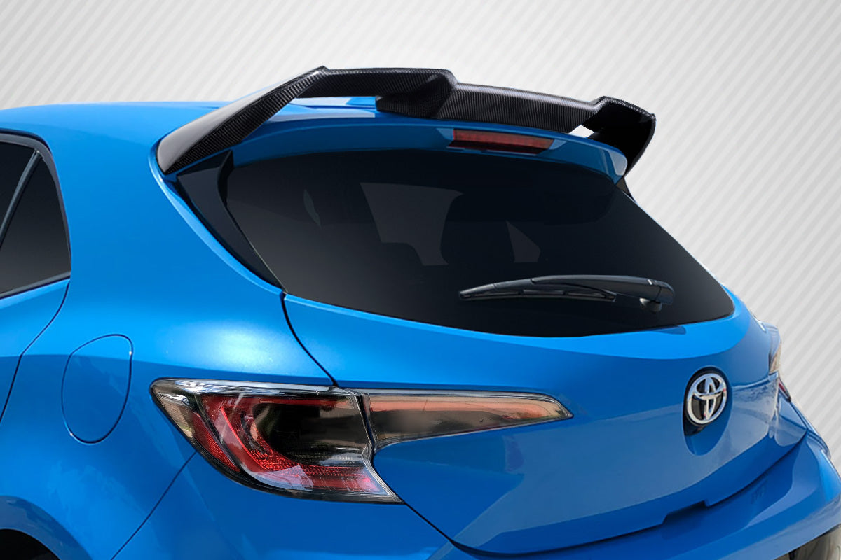 2019-2022 Toyota Corolla Hatchback Carbon Creations A Spec Roof Wing Spoiler - 1 Piece