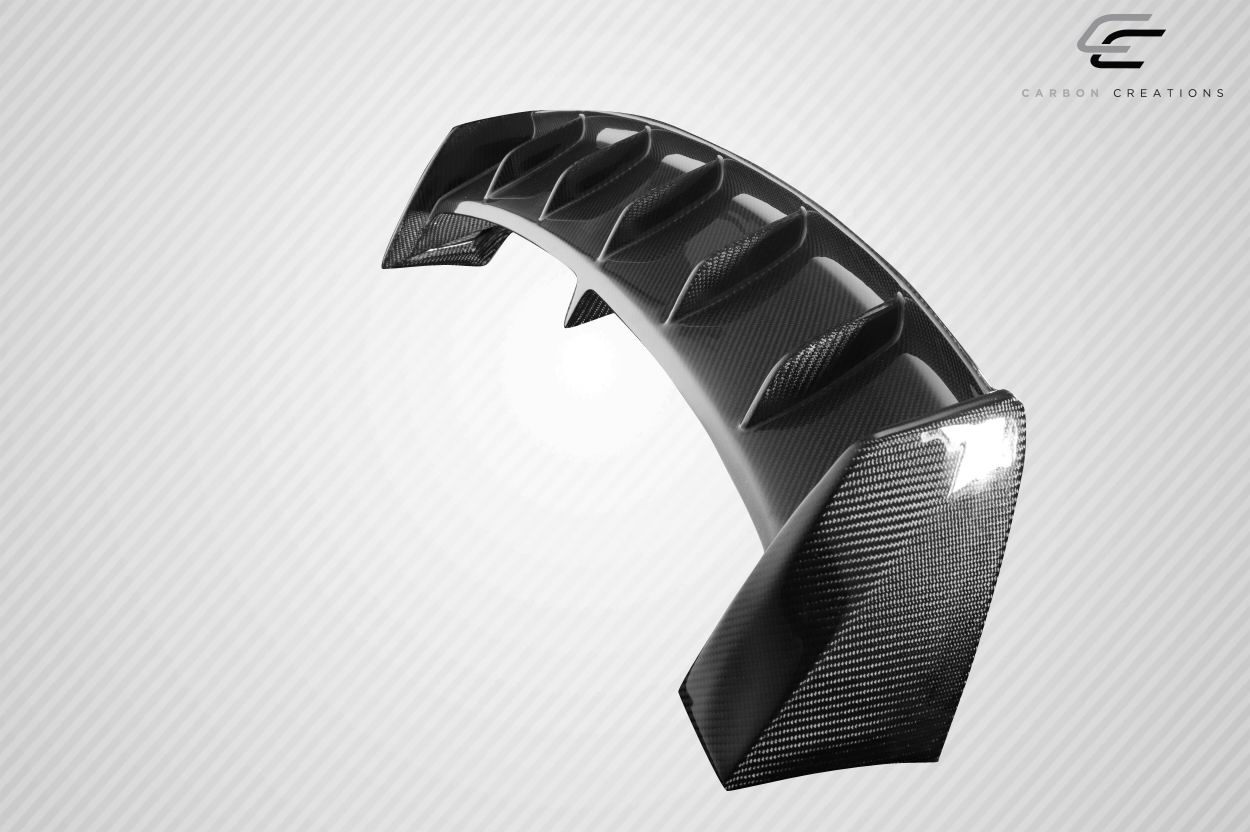 2012-2015 Fiat 500 Carbon Creations AVR Roof Wing Spoiler - 1 Piece