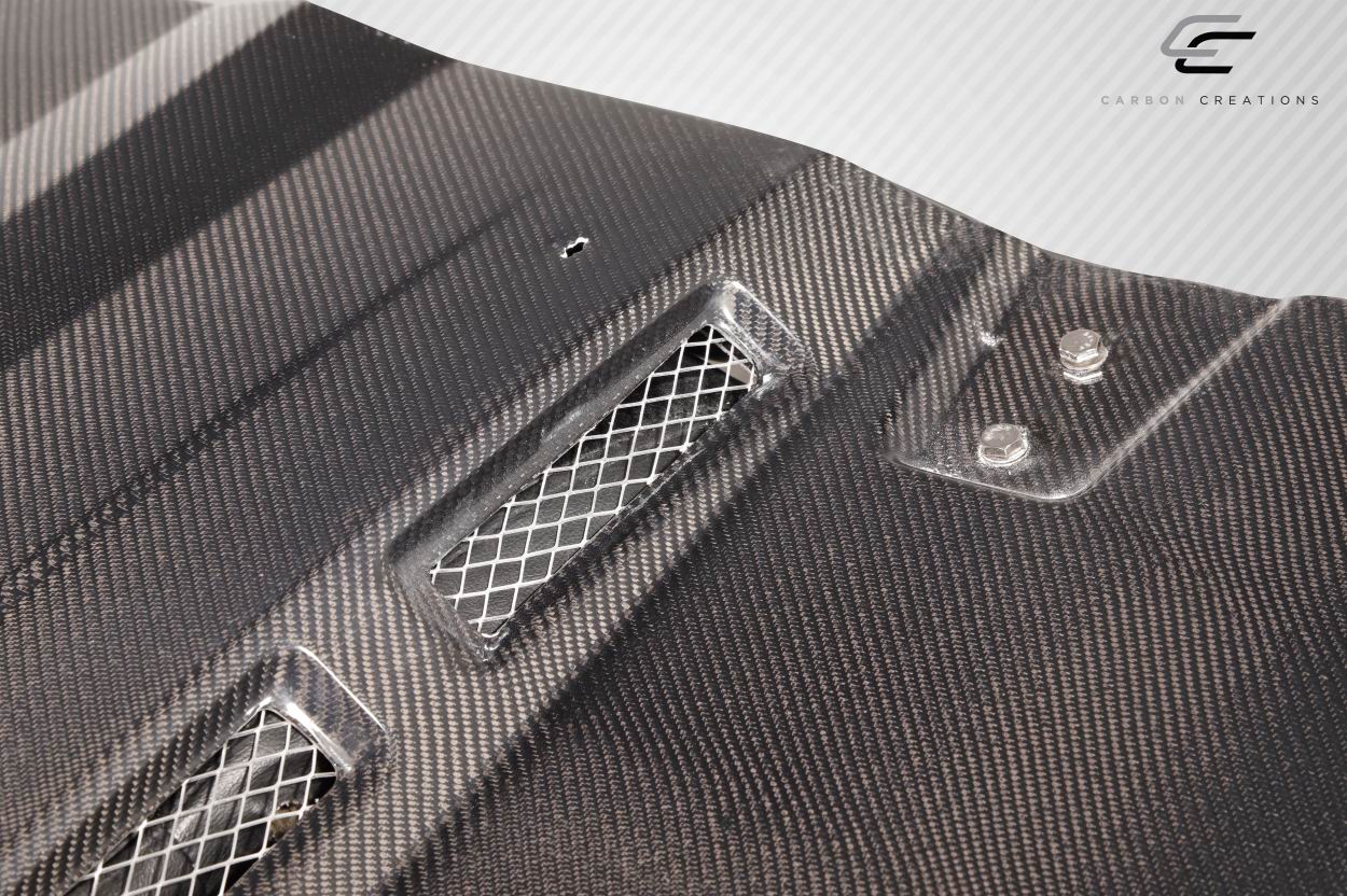 2007-2018 Jeep Wrangler Carbon Creations Avenger Hood - 1 Piece