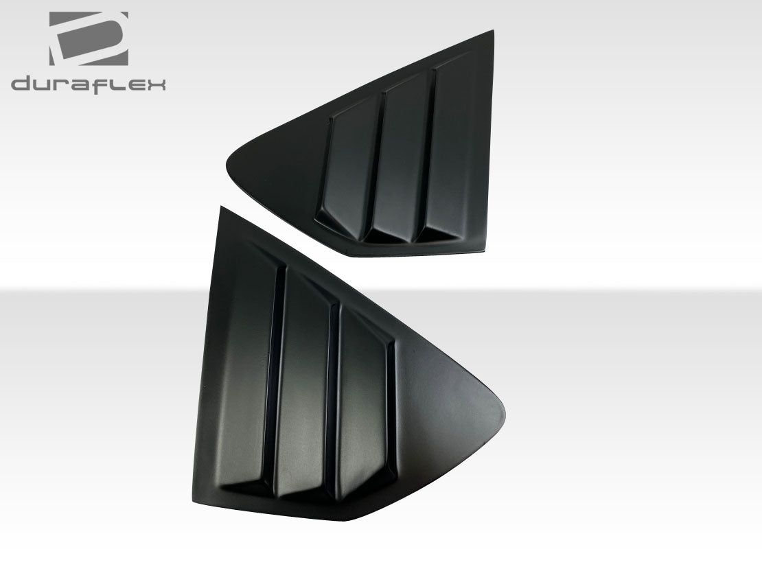 2018-2022 Subaru XV Crosstrek Duraflex Fennec Outdoors Edition Rear Window Scoops - 2 Piece