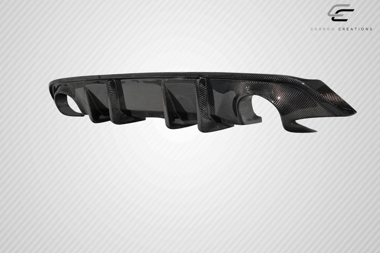 2017-2022 Infiniti Q60 Carbon Creations J Spec Rear Diffuser - 3 Piece