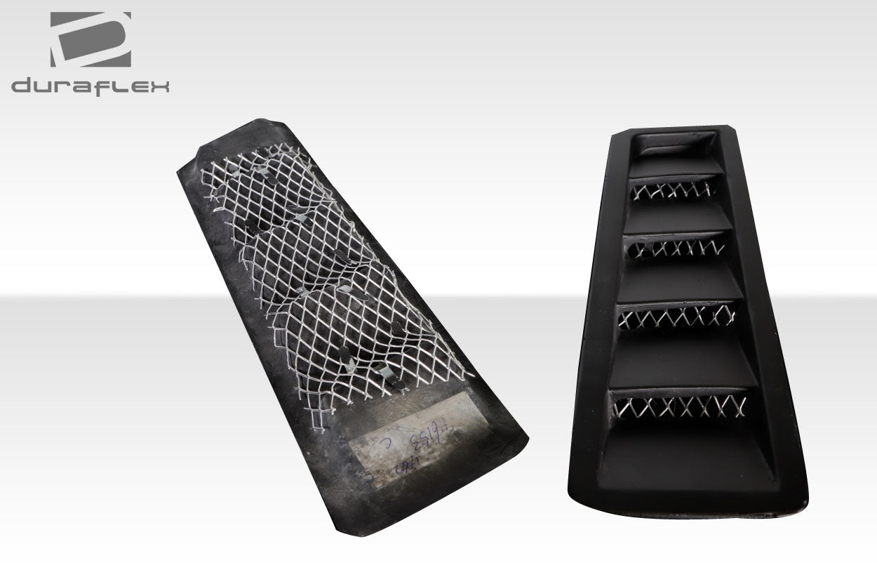 Universal Duraflex Race Hood Louver Vents - 2 Piece