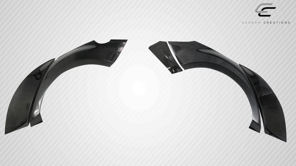 2011-2013 Kia Optima Carbon Creations CPR Wide Body Rear Fender Flares - 6 Piece