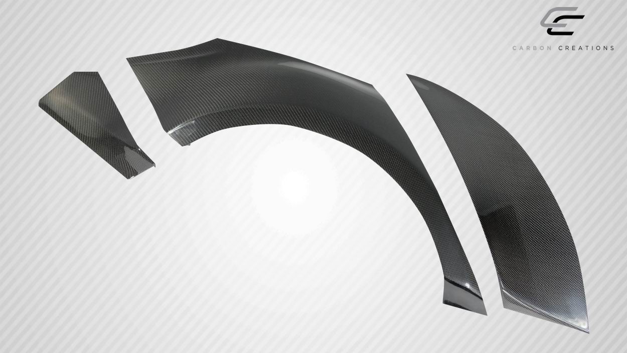 2011-2013 Kia Optima Carbon Creations CPR Wide Body Rear Fender Flares - 6 Piece