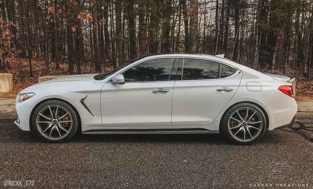 2019-2021 Genesis G70 Carbon Creations MSR Side Skirts Rocker Panels - 2 Piece