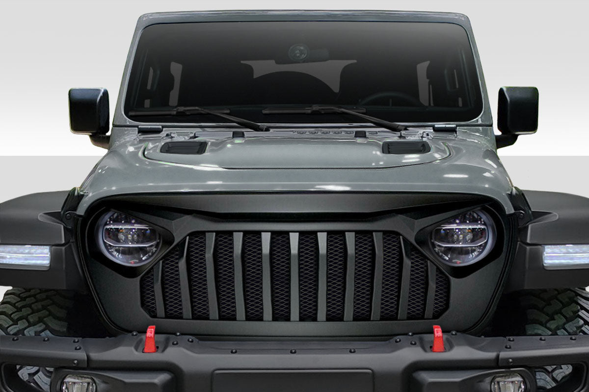 2019-2022 Jeep Wrangler JL Gladiator JT Duraflex Predator Grille - 1 Piece