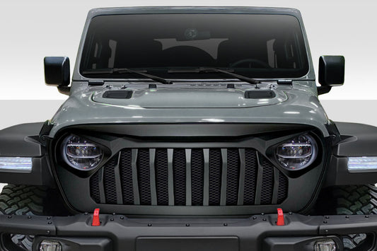 2019-2022 Jeep Wrangler JL Gladiator JT Duraflex Predator Grille - 1 Piece