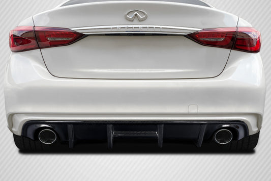 2018-2022 Infiniti Q50 Carbon Creations SRK Rear Diffuser - 1 Piece