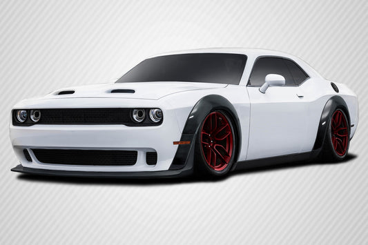 2015-2020 Dodge Challenger Carbon Creations Demon Look Wide Body Fender Flares - 14 Pieces
