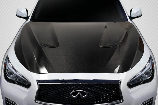 2014-2020 Infiniti Q50 Carbon Creations S Concept Hood - 1 Piece