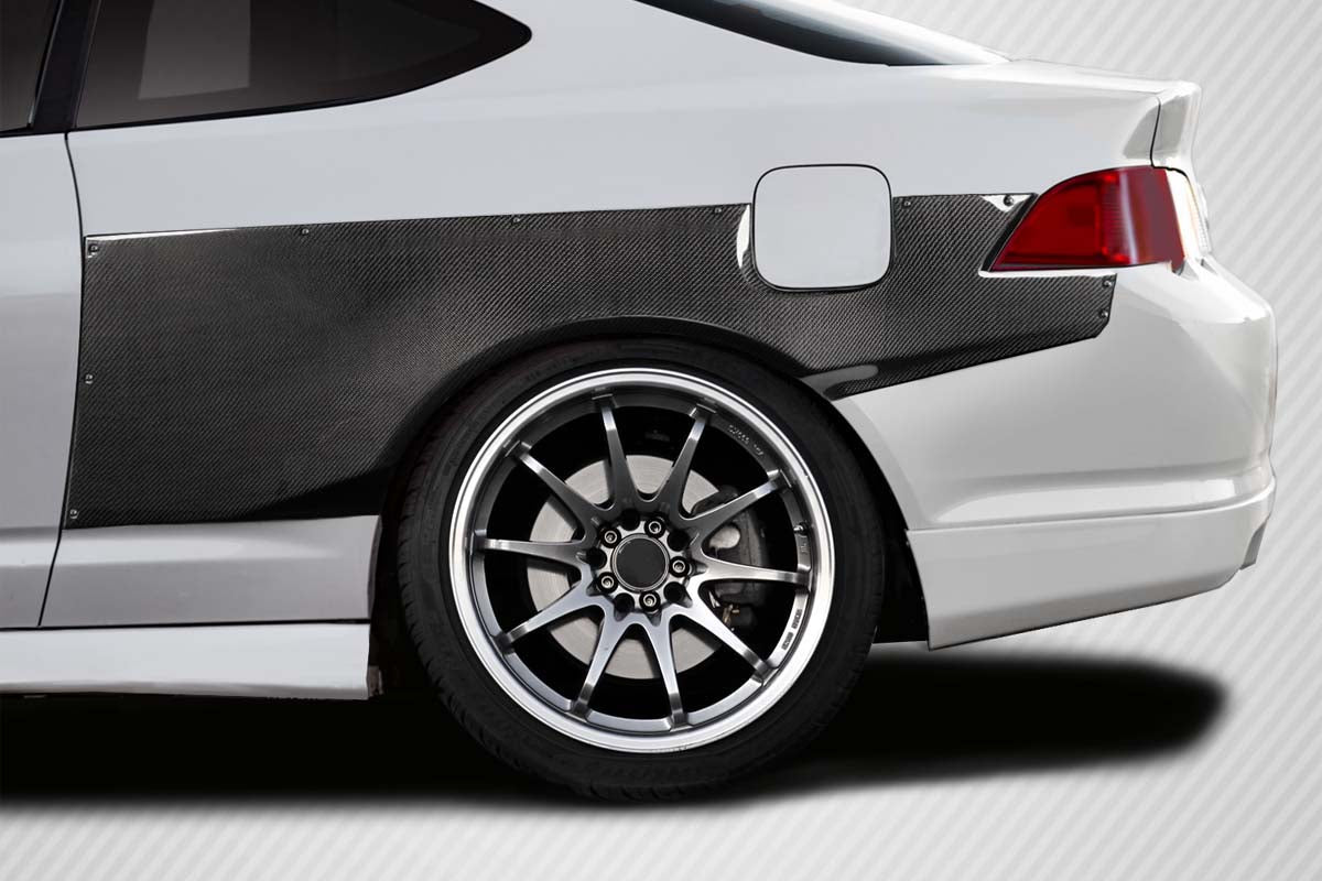 2002-2006 Acura RSX Carbon Creations A1 Rear Fender Flares - 2 Piece