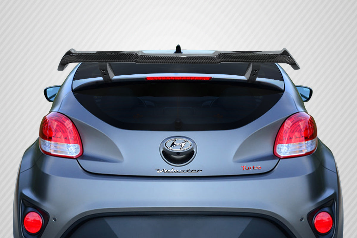 2012-2017 Hyundai Veloster Turbo Carbon Creations MR Wing Spoiler - 3 Piece