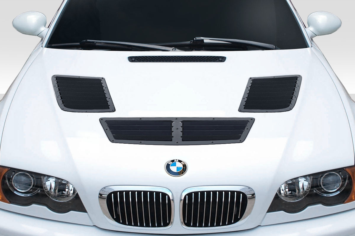 2001-2006 BMW M3 E46 / 2014-2019 Ford Fiesta / 2016-2018 Ford Focus Duraflex GT1 Hood Vents - 3 Piece