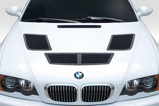 2001-2006 BMW M3 E46 / 2014-2019 Ford Fiesta / 2016-2018 Ford Focus Duraflex GT1 Hood Vents - 3 Piece