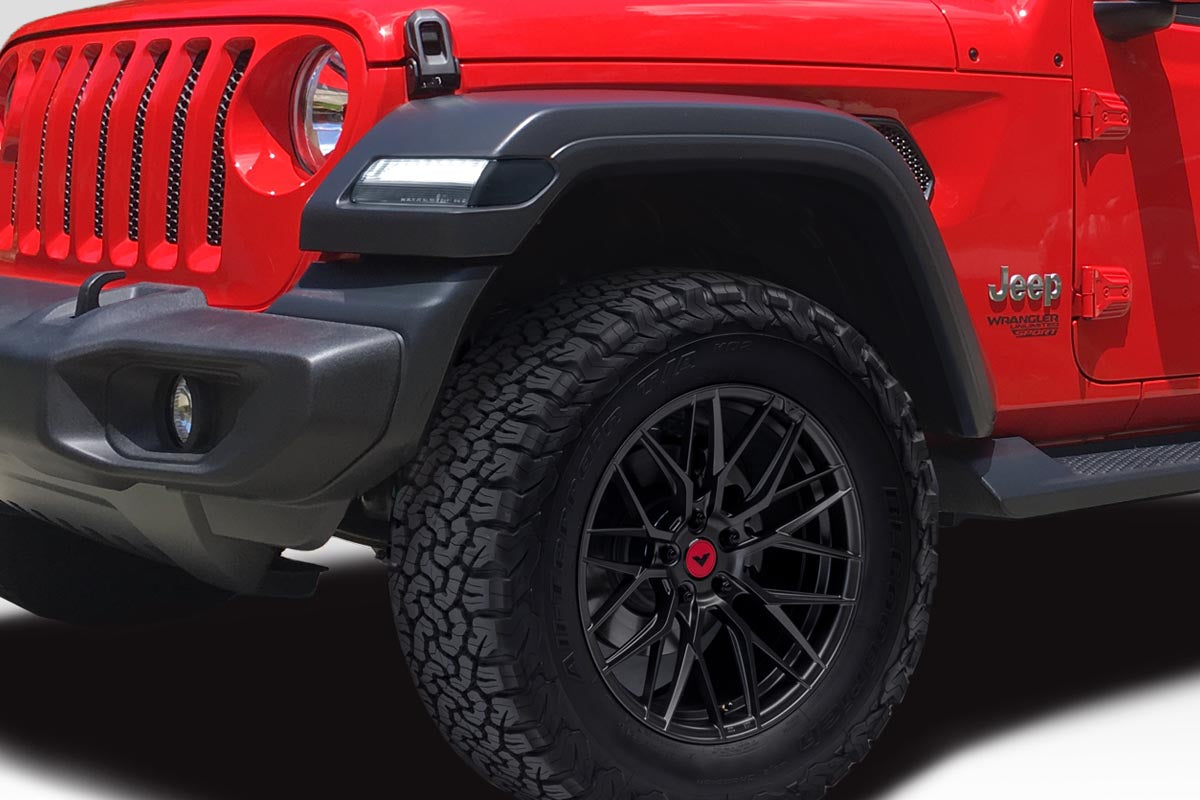 2007-2018 Jeep Wrangler Duraflex JL Look Fender Flares Kit - 4 Piece