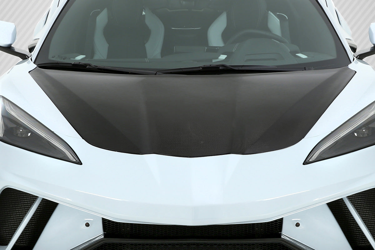 2020-2021 Chevrolet Corvette C8 Carbon Creations OEM Look Hood - 1 Piece